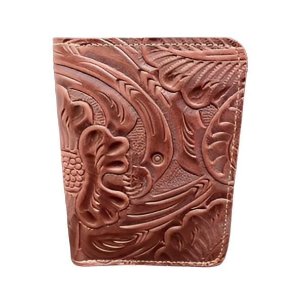 Embossed Leather Passport Wallets