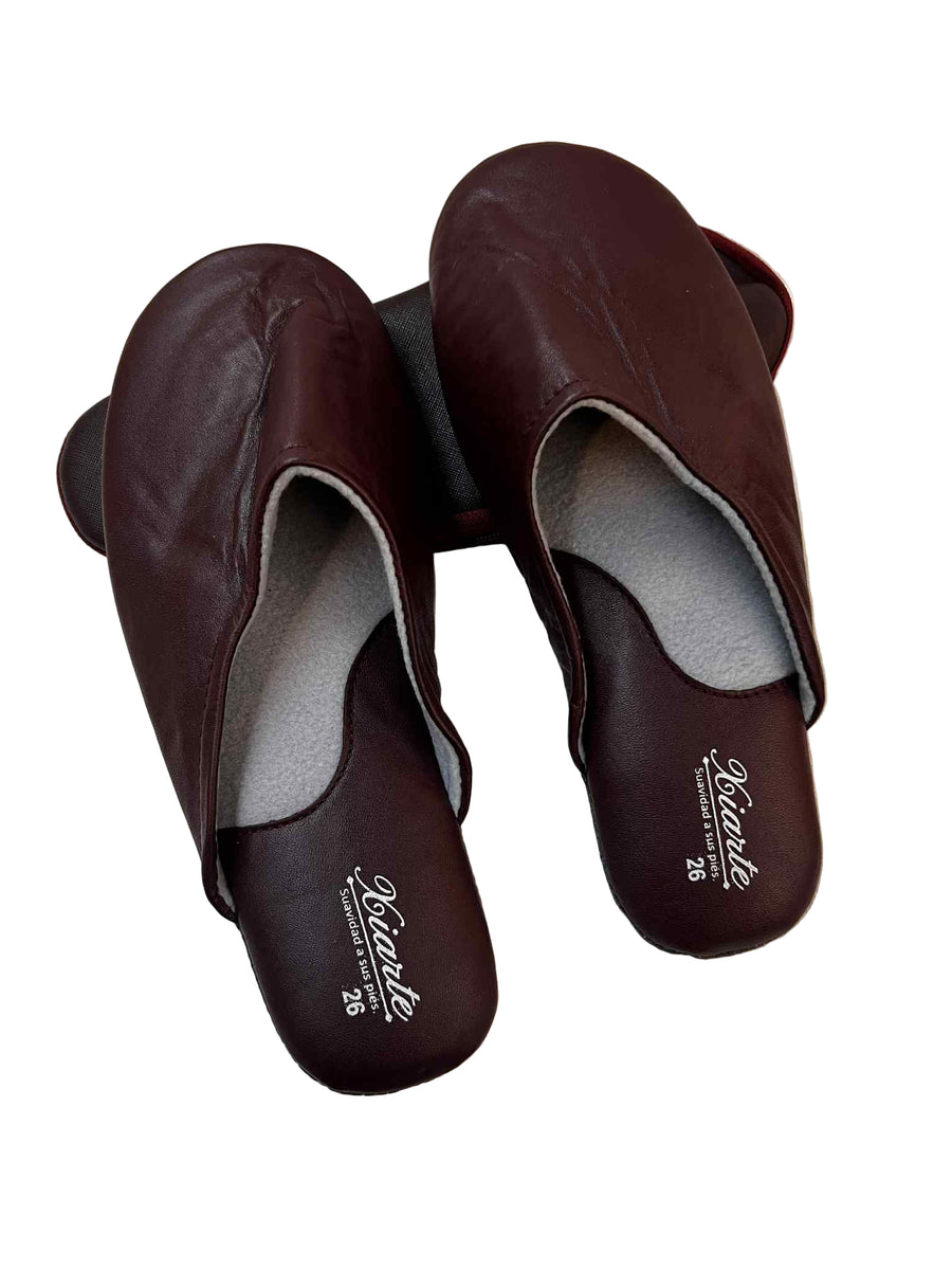 Leather Travel Slippers – Spearman Artisanry