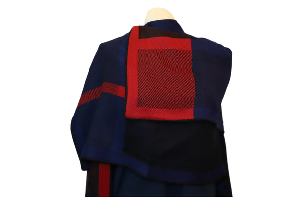 Reversable Baby Alpaca Ruana / Shawl