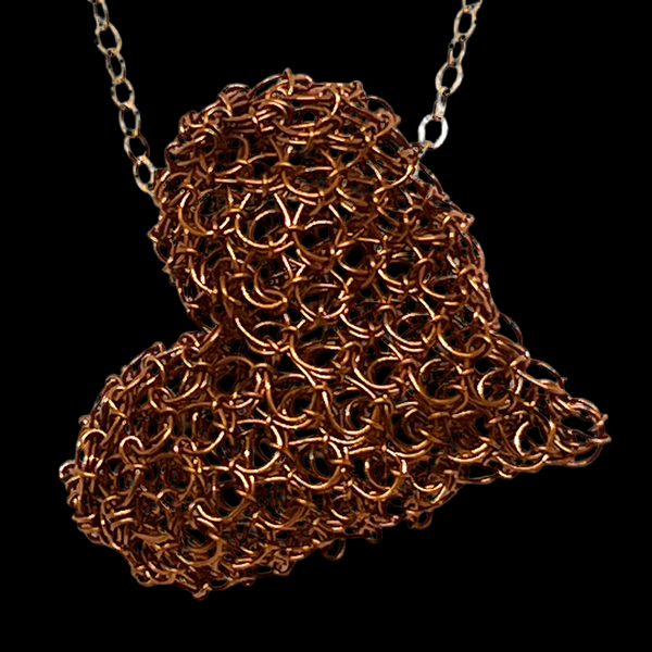 Copper Heart Necklace