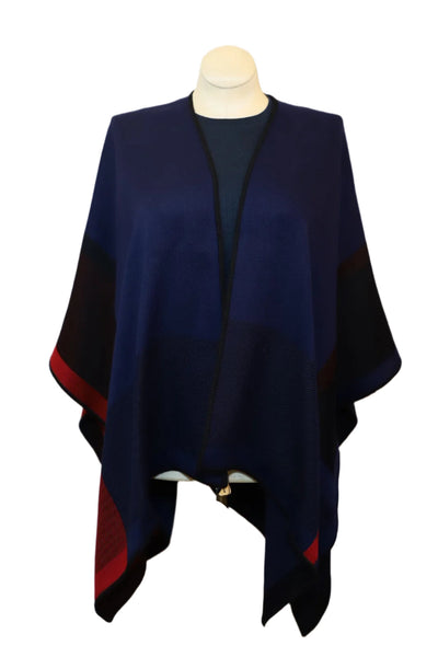 Reversable Baby Alpaca Ruana / Shawl