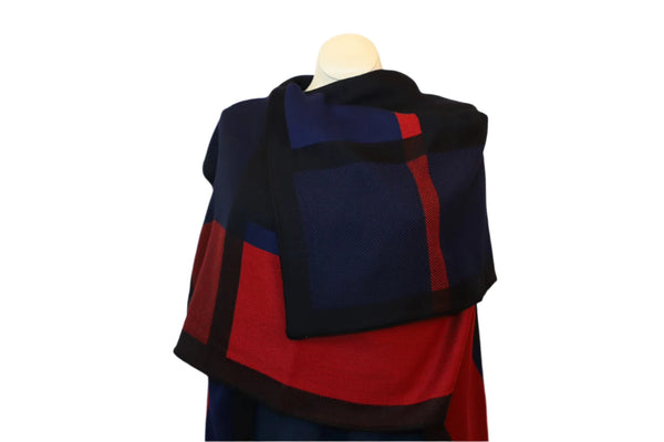 Reversable Baby Alpaca Ruana / Shawl