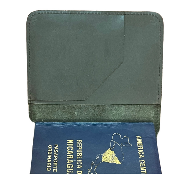 Embossed Leather Passport Wallets