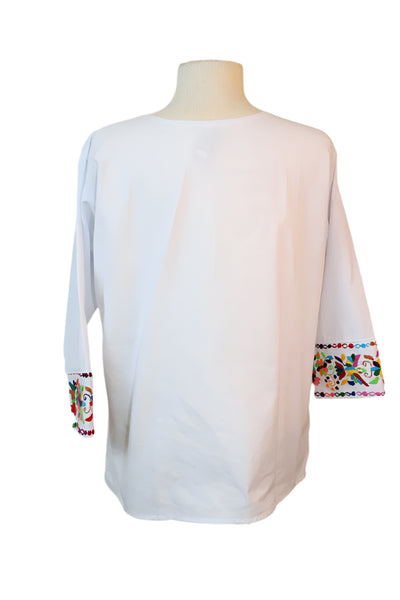 Hand-Embroidered Blouse