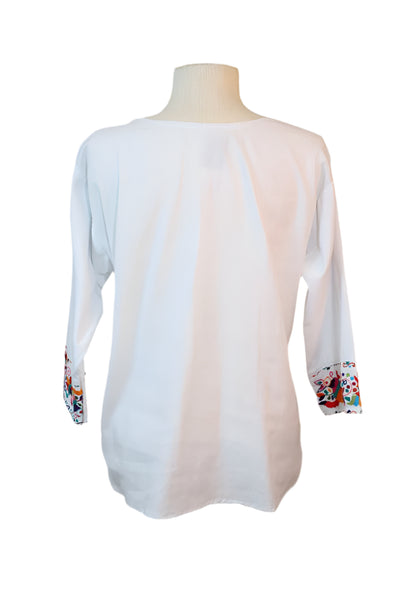 Hand-Embroidered Blouse