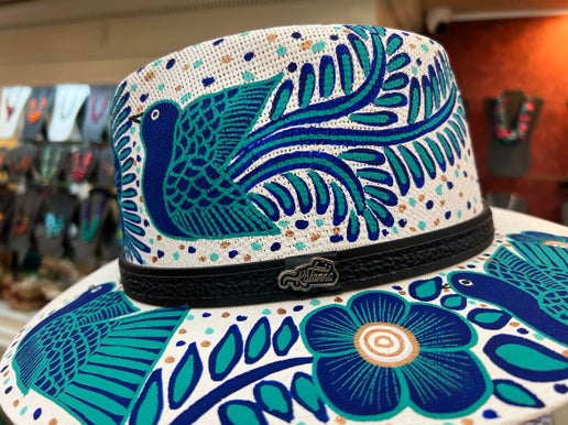 Hand Painted Artisan Hat