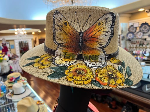 Hand Painted Artisan Hats