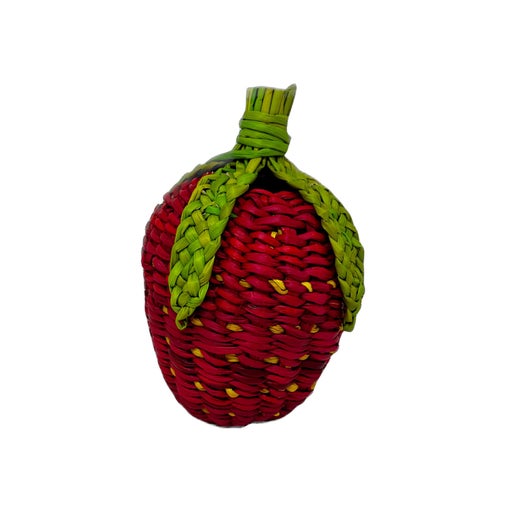 Decorative Weaved Straw Fruit