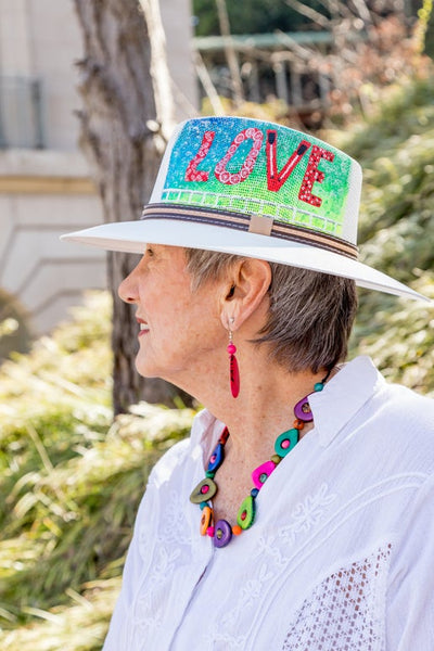 Hand Painted Artisan Hat