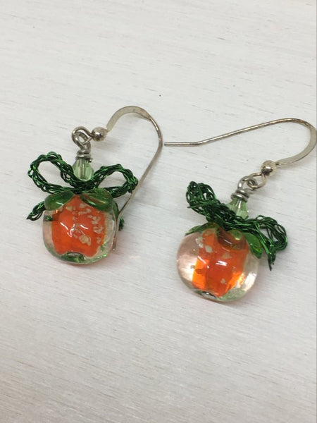 Pumpkin Earrings