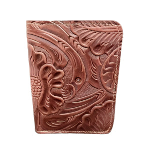 Embossed Leather Passport Wallets