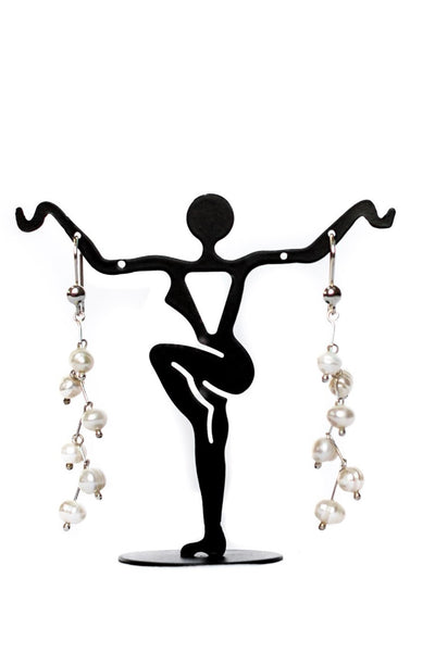 Fresh-Water Pearl Sterling Earrings