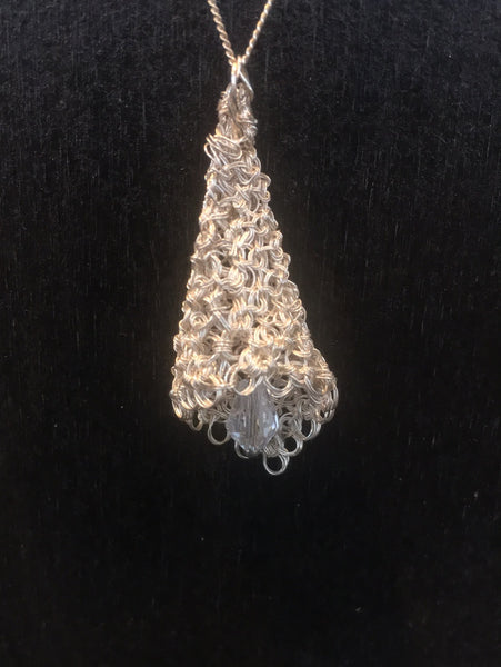 Sterling Silver Calla Lily Pendant Necklace