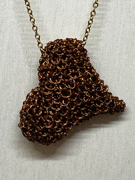 Copper Heart Necklace