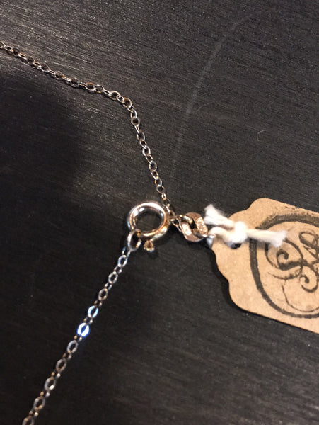 Sterling Silver Shoe Necklace