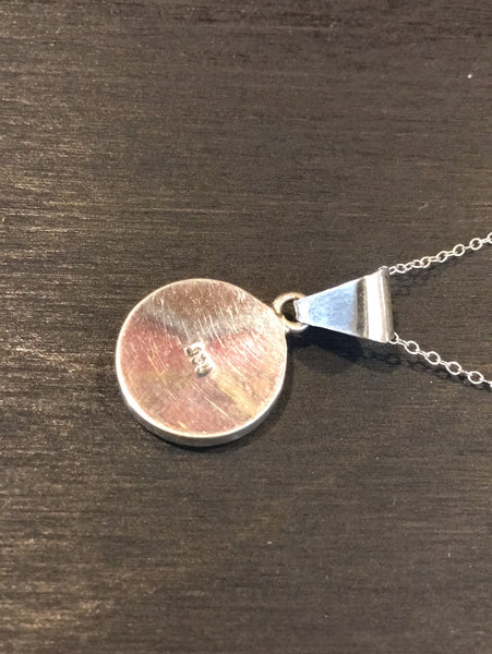 Sterling Silver Inlaid Necklace