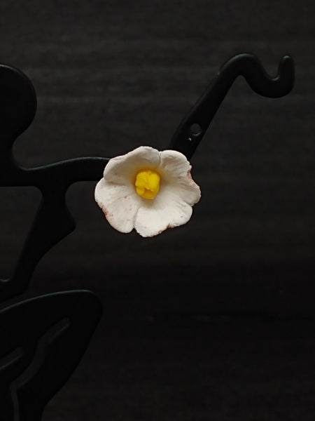 Handcrafted Polymer Dogwood Earrings