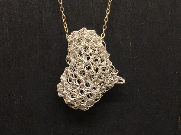 Sterling Silver Heart Pendant Necklace