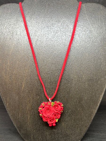 Polymer Clay Necklace & Earring Set