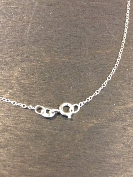 Sterling Silver Inlaid Necklace