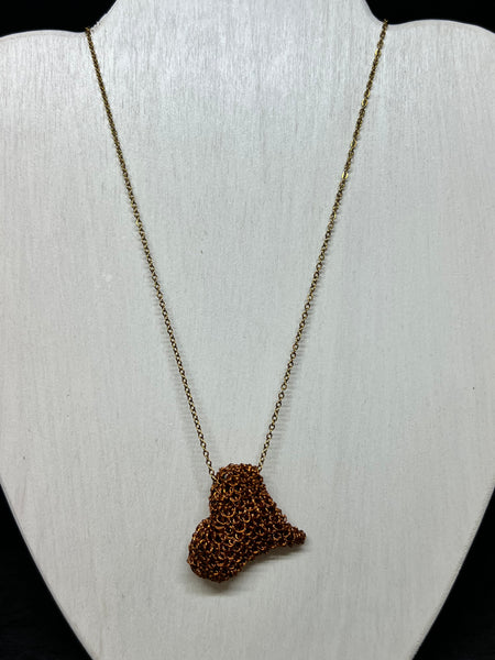 Copper Heart Necklace