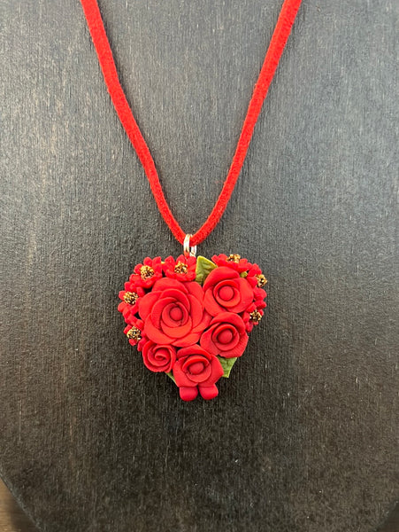 Polymer Clay Necklace & Earring Set