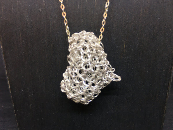 Sterling Silver Heart Pendant Necklace