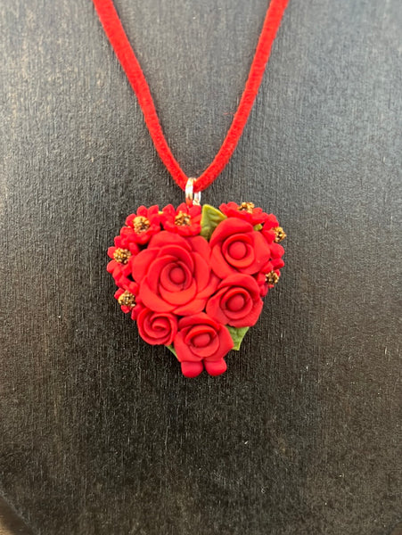 Polymer Clay Necklace & Earring Set