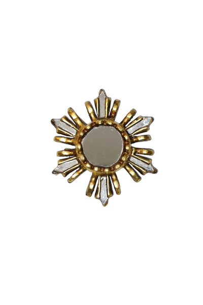 Gold Leaf Decorative Mirror