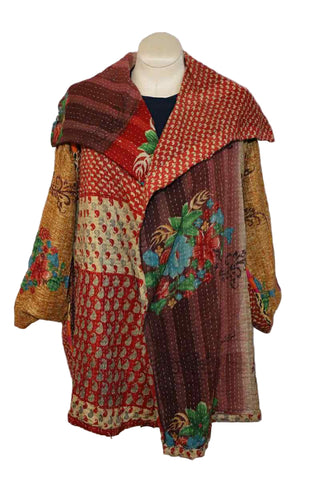 Khanta Quilt Reversable Coat