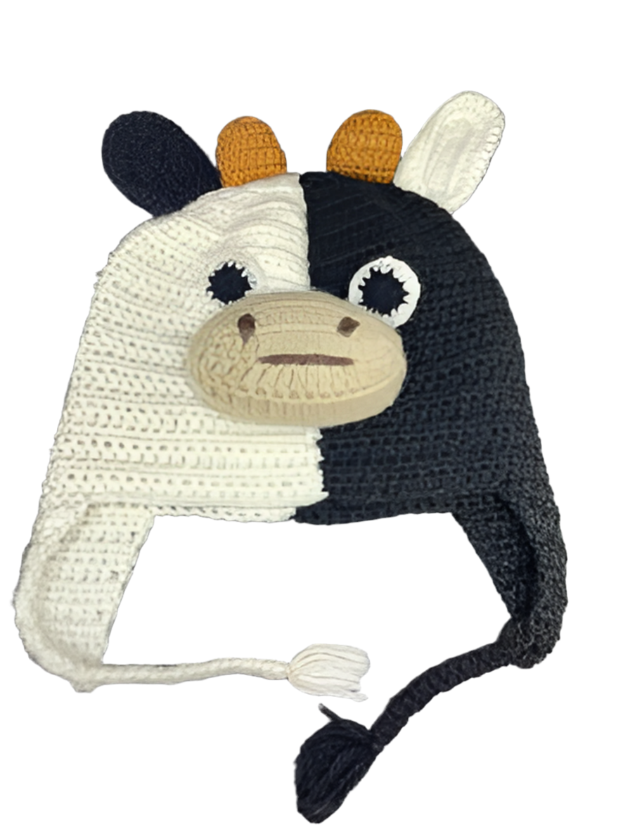 Cow Chullo Hat