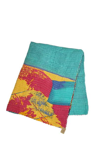 Reversable Khanta Quilt Throw
