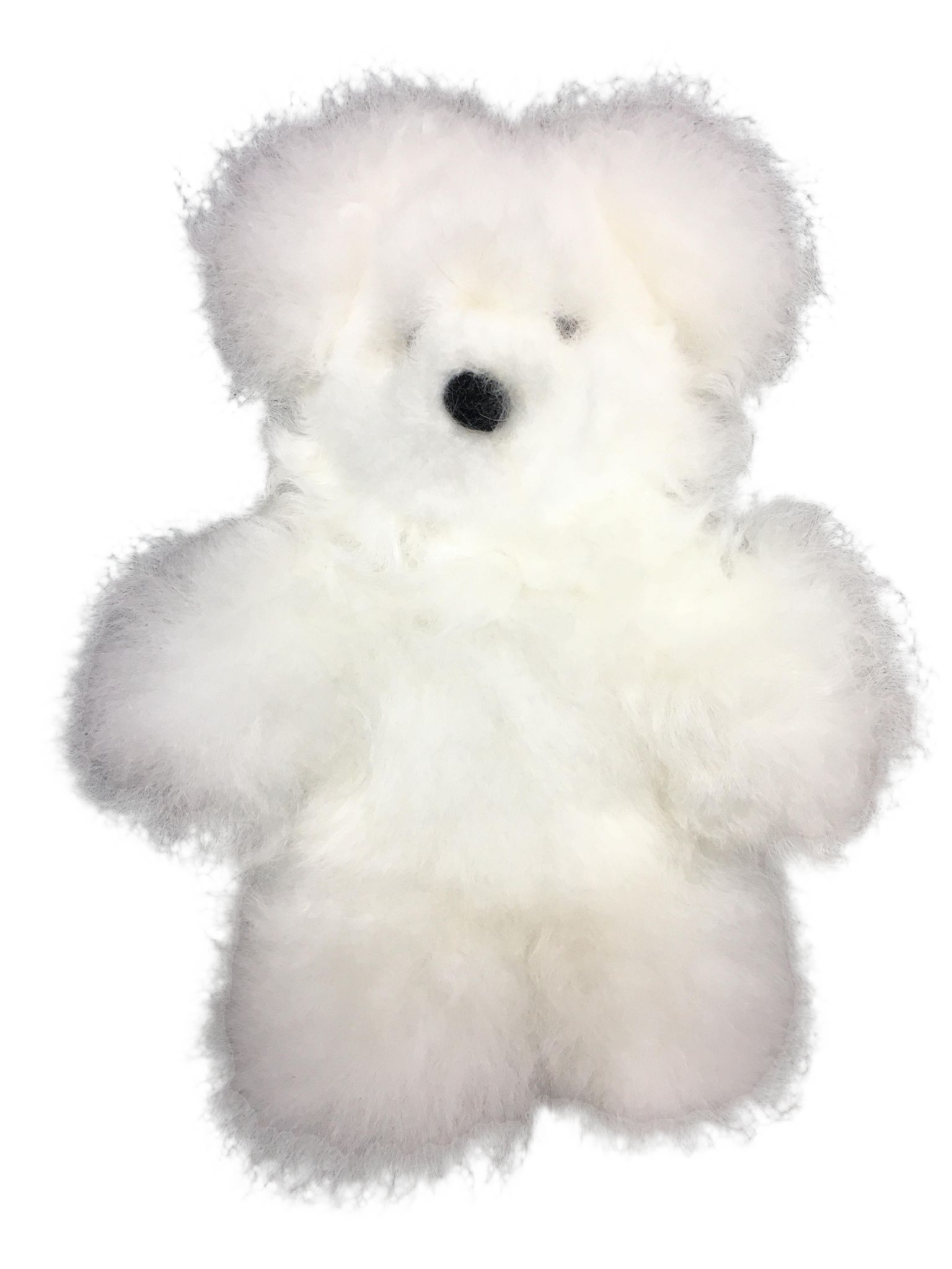 Alpaca Fur Teddy Bear Key Chain