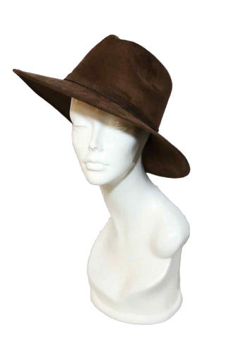 Hand-Burned Suede Hat