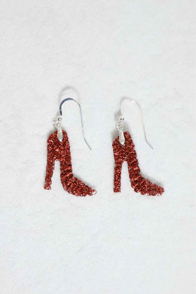 Red Shoe Earrings