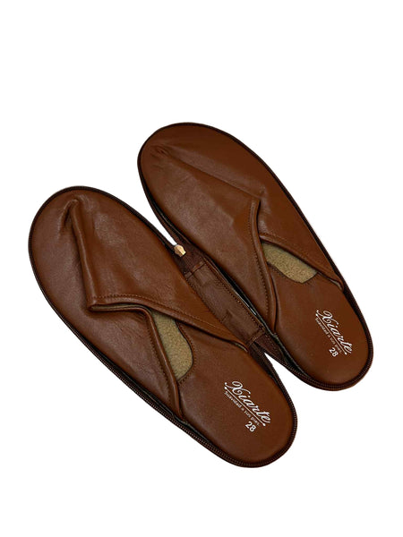 Leather Travel Slippers