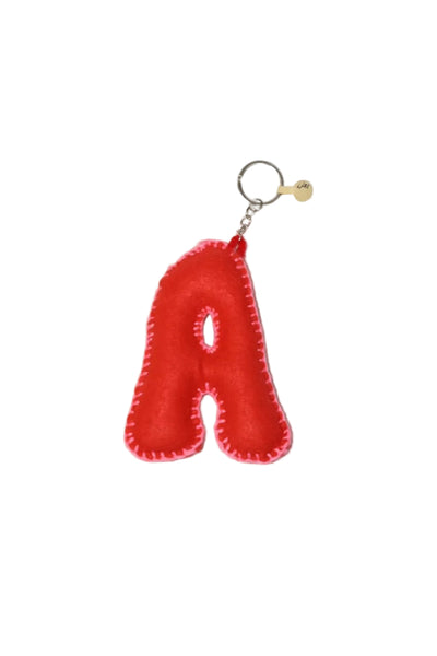 Large Embroidered Key Chain