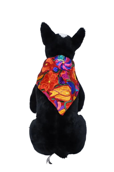 Embroidered Scarf Dog Collar