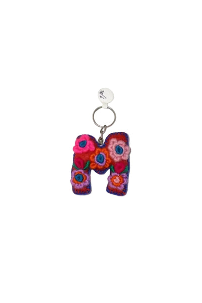 Small Embroidered Key Chain