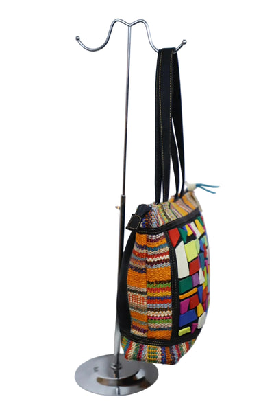 Hand-Crafted Geometric Shapes Bag