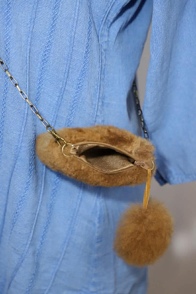 Alpaca Fur Crossbody Bags