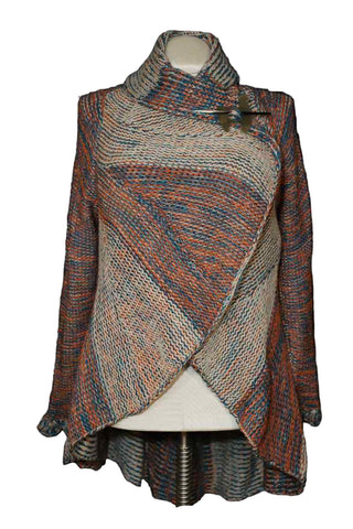 Ica Alpaca Blend Round Coat