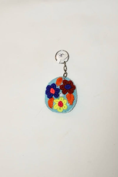 Small Embroidered Key Chain