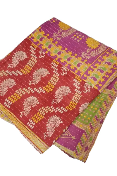 Reversable Khanta Quilt Throw