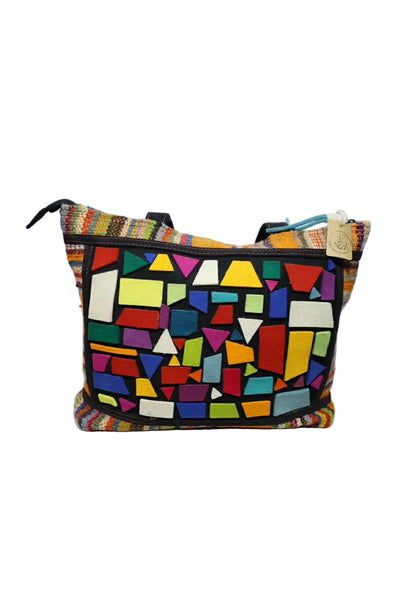 Hand-Crafted Geometric Shapes Bag