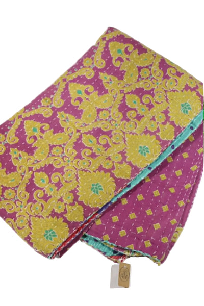 Reversable Khanta Quilt Throw