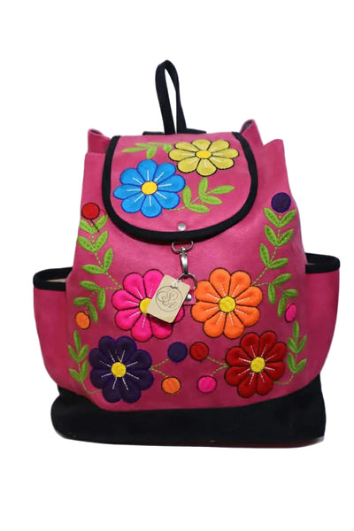 Ayacucho Faux Suede Backpack