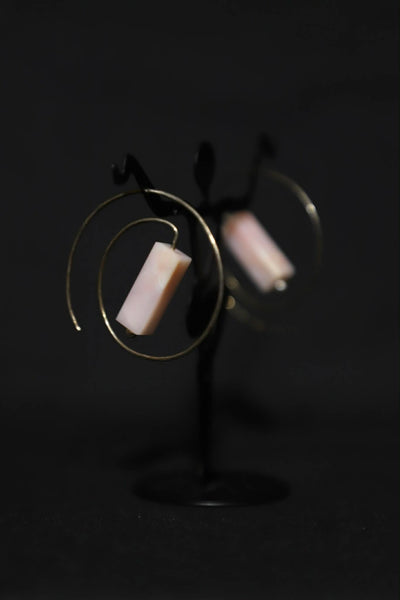 Sterling Silver Rose Quartz Earrings