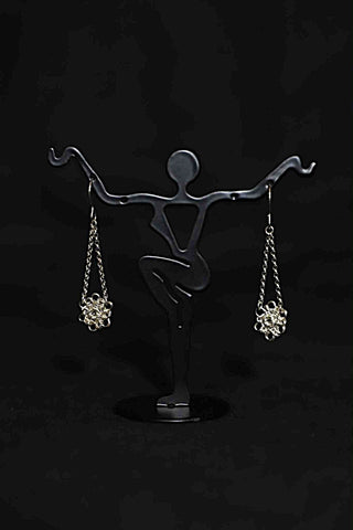 Daisy Beth Wire Crochet Flower Earrings