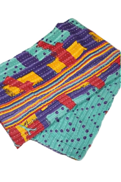 Reversable Khanta Quilt Throw